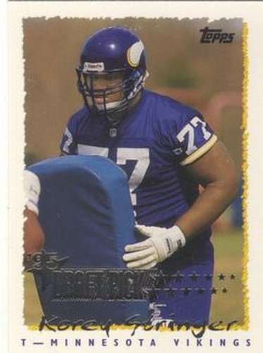 #235 Korey Stringer - Minnesota Vikings - 1995 Topps Football