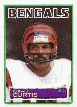 #236 Isaac Curtis - Cincinnati Bengals - 1983 Topps Football