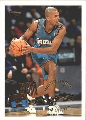 #236 Antonio Harvey - Vancouver Grizzlies - 1995-96 Topps Basketball