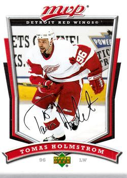 #236 Tomas Holmstrom - Detroit Red Wings - 2007-08 Upper Deck MVP Hockey