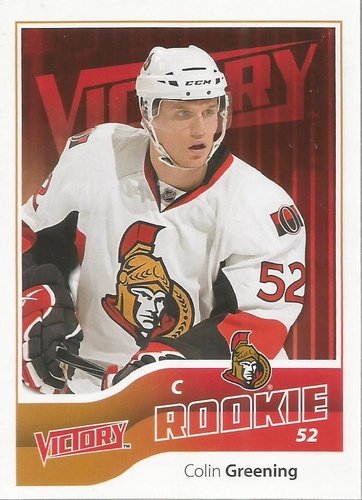 #236 Colin Greening - Ottawa Senators - 2011-12 Upper Deck Victory Hockey