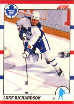 #236 Luke Richardson - Toronto Maple Leafs - 1990-91 Score Canadian Hockey