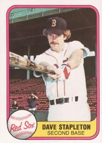 #236 Dave Stapleton - Boston Red Sox - 1981 Fleer Baseball