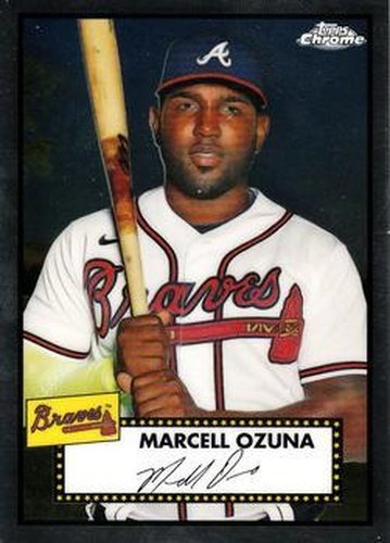 #236 Marcell Ozuna - Atlanta Braves - 2021 Topps Chrome Platinum Anniversary Baseball