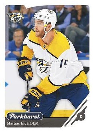 #236 Mattias Ekholm - Nashville Predators - 2018-19 Parkhurst Hockey