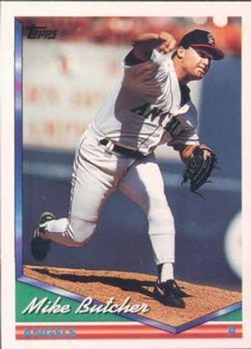 #236 Mike Butcher - California Angels - 1994 Topps Baseball