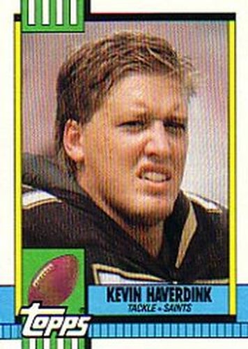 #236 Kevin Haverdink - New Orleans Saints - 1990 Topps Football