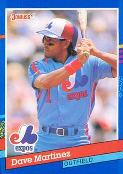 #237 Dave Martinez - Montreal Expos - 1991 Donruss Baseball