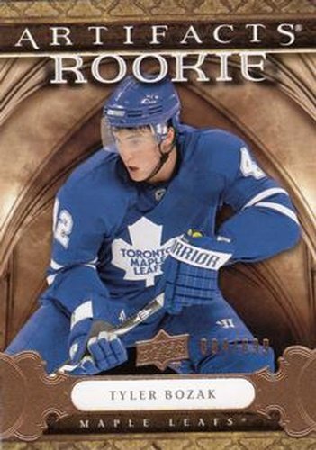 #237 Tyler Bozak - Toronto Maple Leafs - 2009-10 Upper Deck Artifacts Hockey