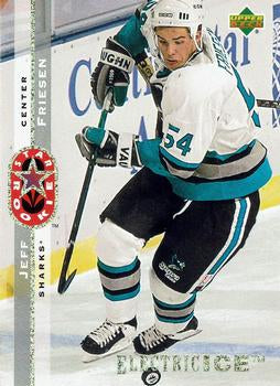 #237 Jeff Friesen - San Jose Sharks - 1994-95 Upper Deck Hockey - Electric Ice