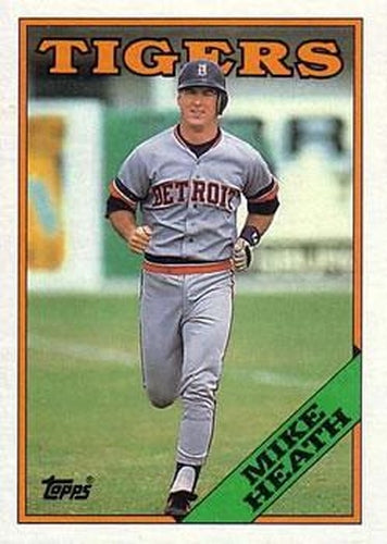 #237 Mike Heath - Detroit Tigers - 1988 Topps Baseball