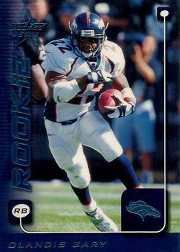 #237 Olandis Gary - Denver Broncos - 1999 Leaf Rookies & Stars Football