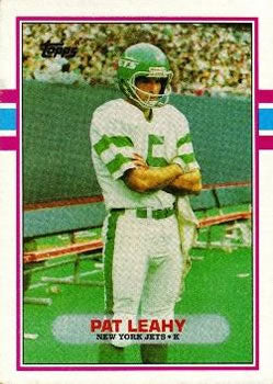 #237 Pat Leahy - New York Jets - 1989 Topps Football