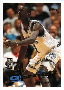 #237 Kevin Garnett - Minnesota Timberwolves - 1995-96 Topps Basketball