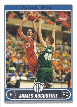 #237 James Augustine - Orlando Magic - 2006-07 Topps Basketball