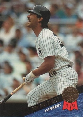 #237 Don Mattingly - New York Yankees - 1993 Leaf Baseball