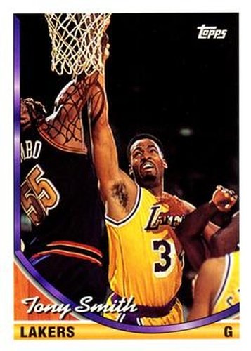 #237 Tony Smith - Los Angeles Lakers - 1993-94 Topps Basketball