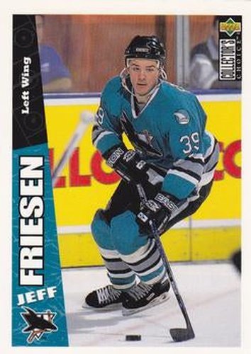 #238 Jeff Friesen - San Jose Sharks - 1996-97 Collector's Choice Hockey