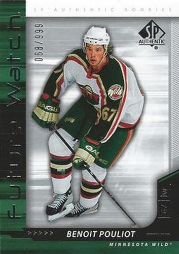#238 Benoit Pouliot - Minnesota Wild - 2006-07 SP Authentic Hockey