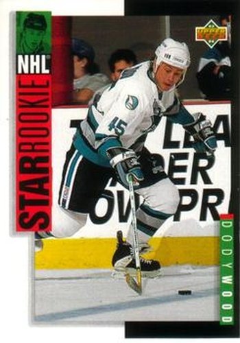 #238 Dody Wood - San Jose Sharks - 1993-94 Upper Deck Hockey