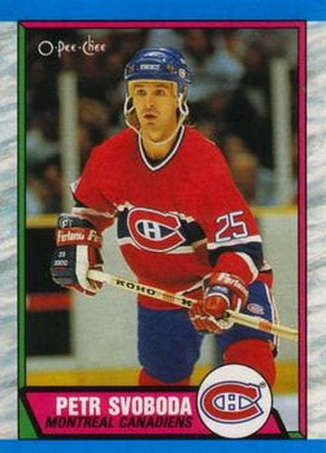 #238 Petr Svoboda - Montreal Canadiens - 1989-90 O-Pee-Chee Hockey