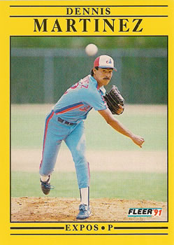 #238 Dennis Martinez - Montreal Expos - 1991 Fleer Baseball