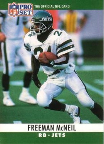 238 Freeman McNeil - New York Jets - 1990 Pro Set Football – Isolated Cards