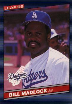 #238 Bill Madlock - Los Angeles Dodgers - 1986 Leaf Baseball