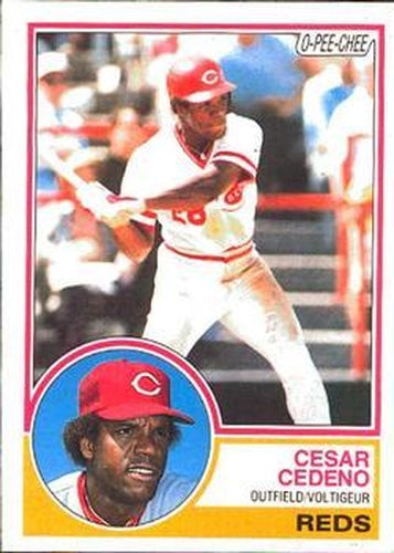 #238 Cesar Cedeno - Cincinnati Reds - 1983 O-Pee-Chee Baseball