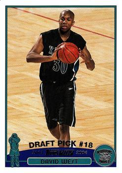 #238 David West - New Orleans Hornets - 2003-04 Topps Basketball