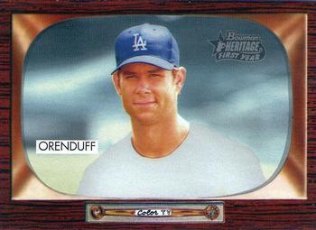 #238 Justin Orenduff - Los Angeles Dodgers - 2004 Bowman Heritage Baseball