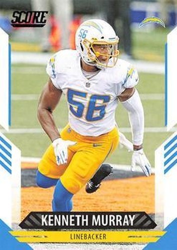 #238 Kenneth Murray - Los Angeles Chargers - 2021 Score Football