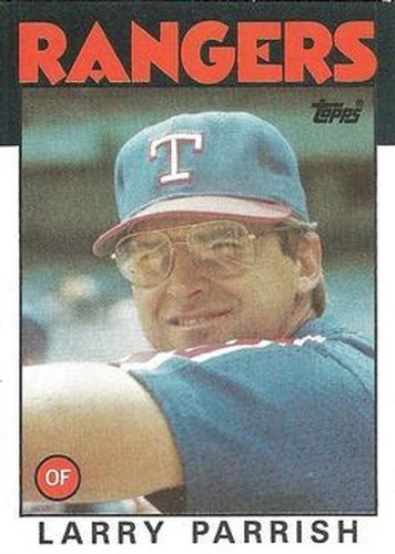 #238 Larry Parrish - Texas Rangers - 1986 Topps Baseball