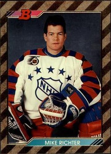 #238 Mike Richter - New York Rangers - 1992-93 Bowman Hockey