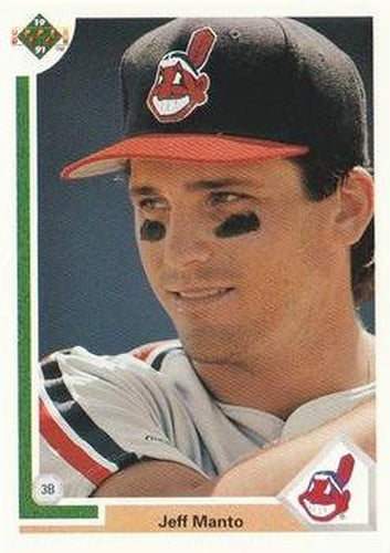 #238 Jeff Manto - Cleveland Indians - 1991 Upper Deck Baseball