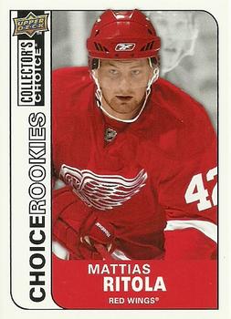 #238 Mattias Ritola - Detroit Red Wings - 2008-09 Collector's Choice Hockey