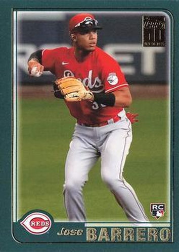 #238 Jose Barrero - Cincinnati Reds - 2021 Topps Archives Baseball
