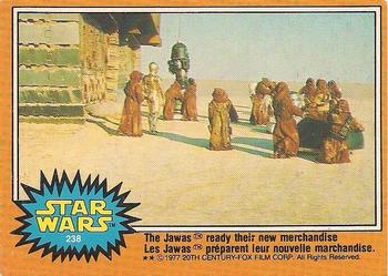 #238 The Jawas ready their new merchandise - 1977 O-Pee-Chee Star Wars