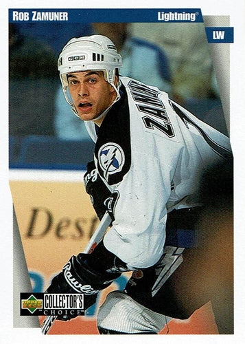 #238 Rob Zamuner - Tampa Bay Lightning - 1997-98 Collector's Choice Hockey