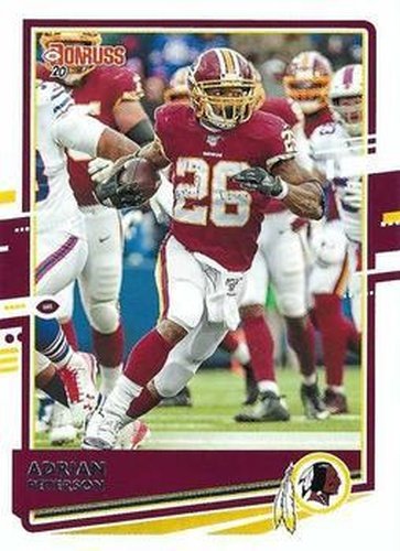 #238b Adrian Peterson - Washington Redskins - 2020 Donruss Football
