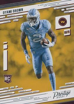 #239 Dyami Brown - Washington Football Team - 2021 Panini Prestige Football