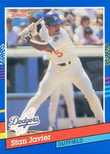 #239 Stan Javier - Los Angeles Dodgers - 1991 Donruss Baseball