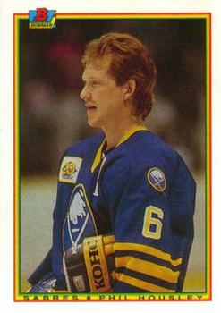#239 Phil Housley - Buffalo Sabres - 1990-91 Bowman Hockey