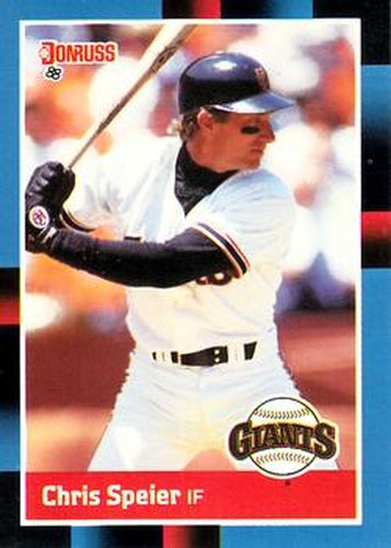 #239 Chris Speier - San Francisco Giants - 1988 Donruss Baseball
