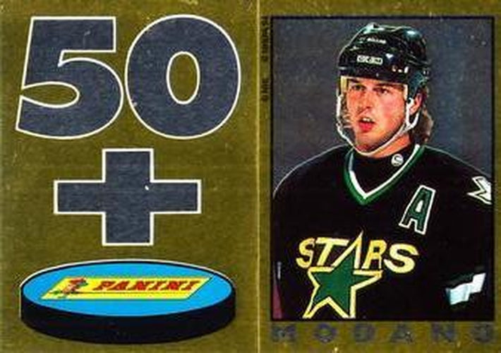 #239 50+ Logo / Mike Modano - Dallas Stars - 1994-95 Panini Hockey Stickers