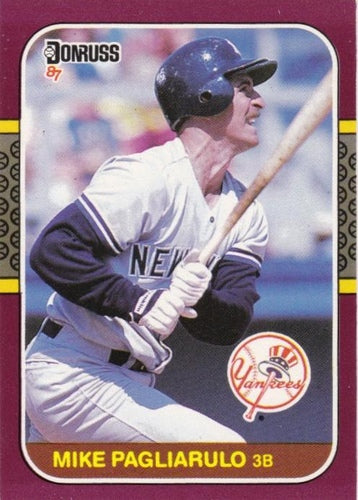 #239 Mike Pagliarulo - New York Yankees - 1987 Donruss Opening Day Baseball