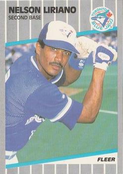 #239 Nelson Liriano - Toronto Blue Jays - 1989 Fleer Baseball