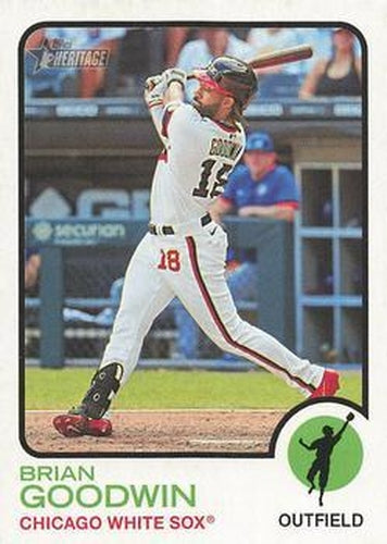 #239 Brian Goodwin - Chicago White Sox - 2022 Topps Heritage Baseball
