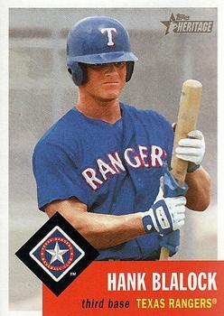#239 Hank Blalock - Texas Rangers - 2002 Topps Heritage Baseball