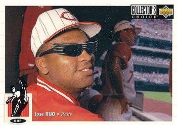 Jose Rijo Baseball Card Cincinnati Reds
